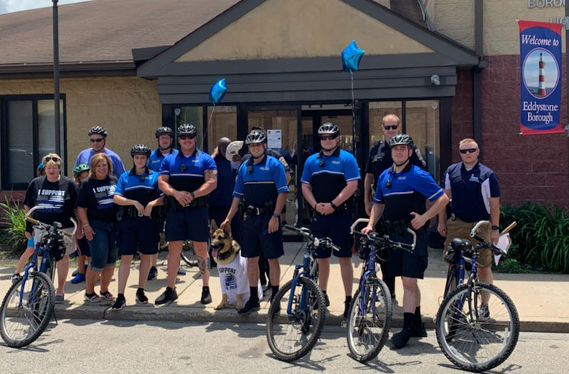 Eddystone Police Community Bike Ride 2021