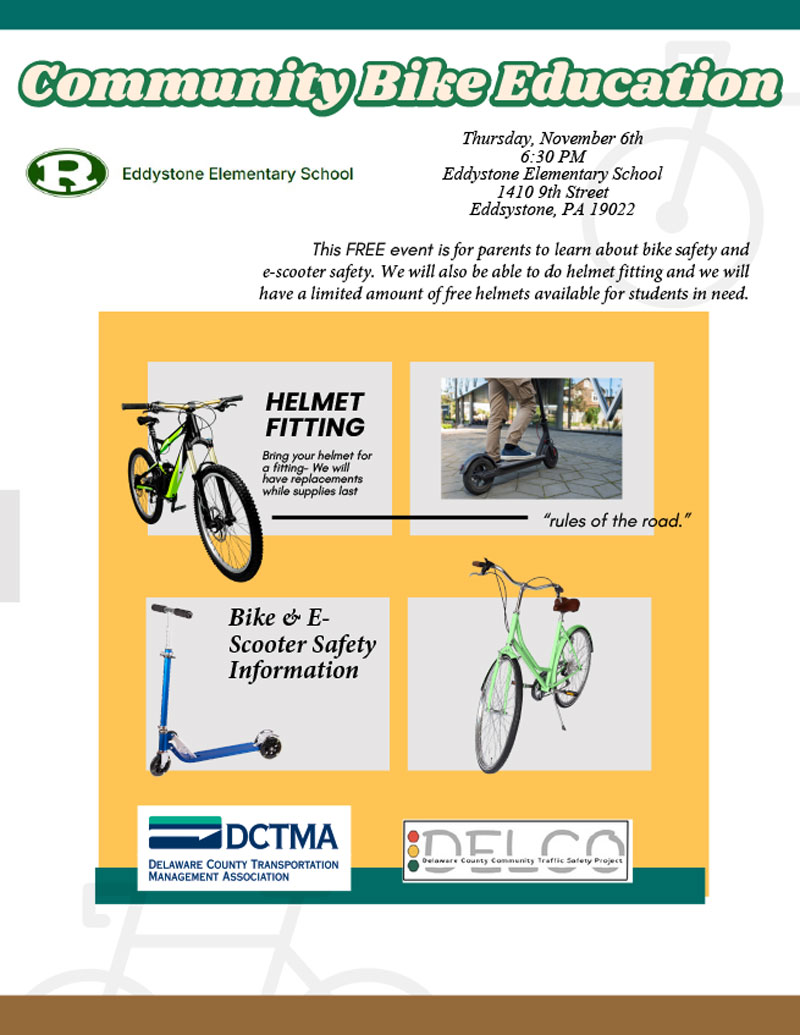 Eddystone Bike Safety Event