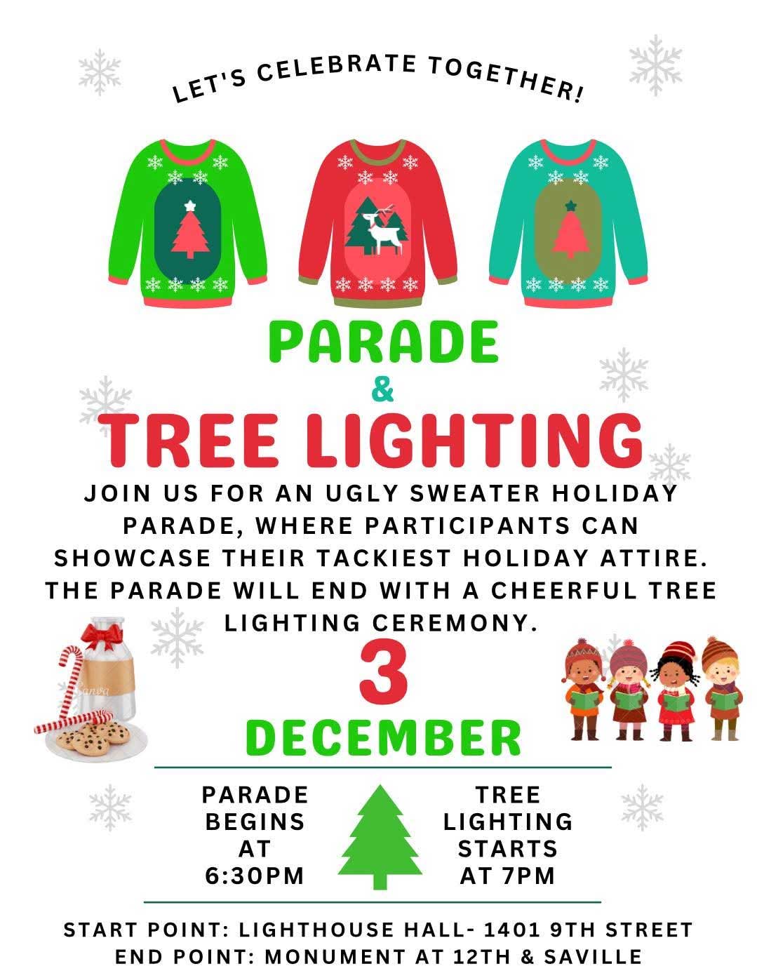 Tree Lighting Flyer - Eddystone