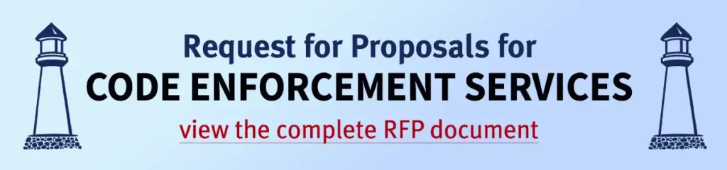 Code Enforcement –Request for Proposals