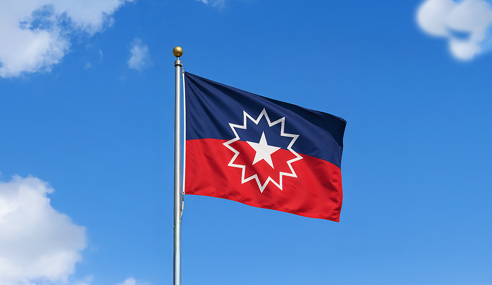 Juneteenth Flag Flying