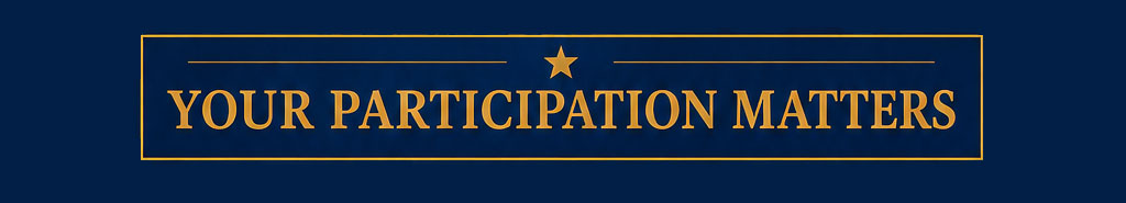 Your Participation Mattters
